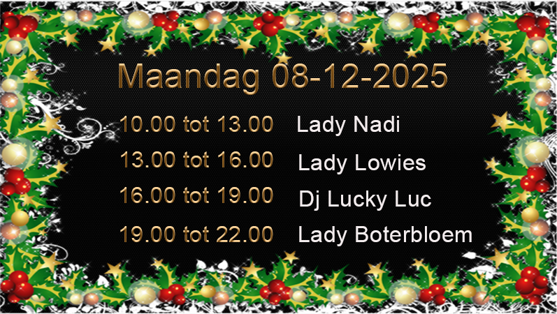 maandag 08-12-2025